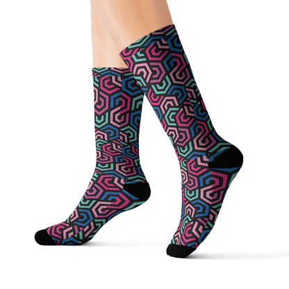 Hexagrid Socks