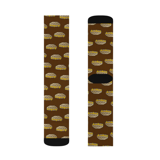 The Unofficial Grilled Cheese Day Sock