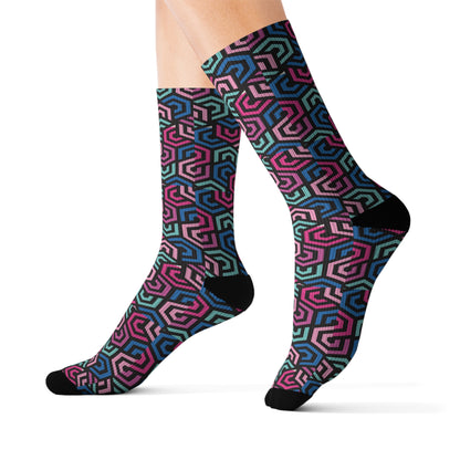 Hexagrid Socks